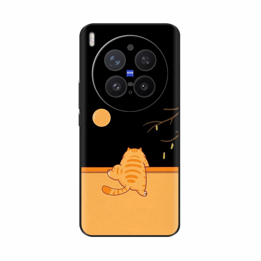 For VIVO X300 Pro Case Cute Cartoon Cat Butterfly Soft Silicone Shockproof Bumper Cover for Vivo X300 Fundas Protective Cases