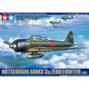 TAMIYA 1/48 Mitsubishi A6M3/3a Zero Fighter (ZEKE) Model Kit NEW from Japan
