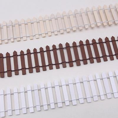 Mini Fence Garden And Bonsai Decoration Fairy Tale Garden Fence Wooden Decoration Diy Handicraft Project Mini Picket Fence