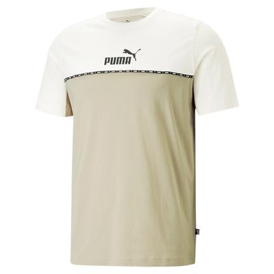 Logo Lässiger Rundhals-Pullover Atmungsaktives Patchwork Kurzarm-T-Shirt Herren T-Shirt Haferflocken 673341-88