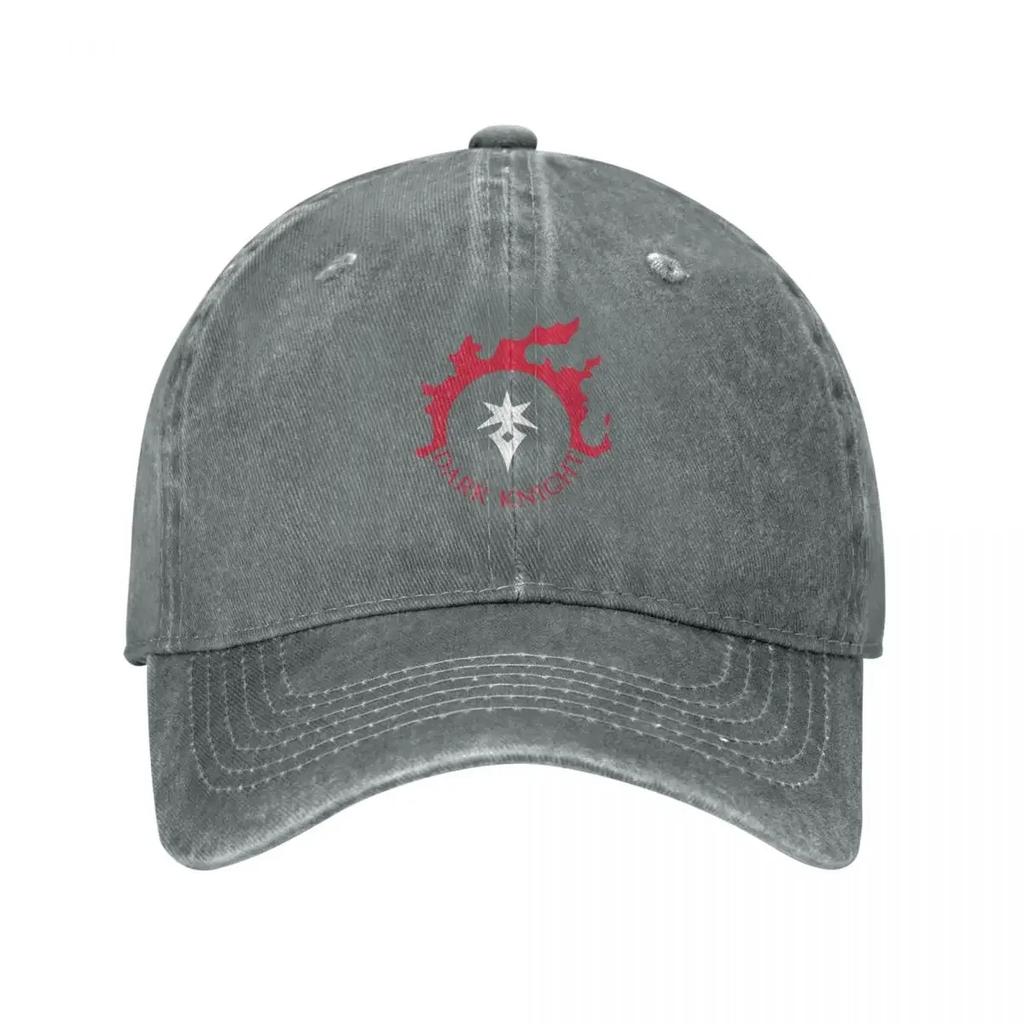 FFXIV Dunkler Ritter Logo Baseballkappe F Hüte für Unisex Lustige Hüte Wild Ballmütze Damen Unisexs