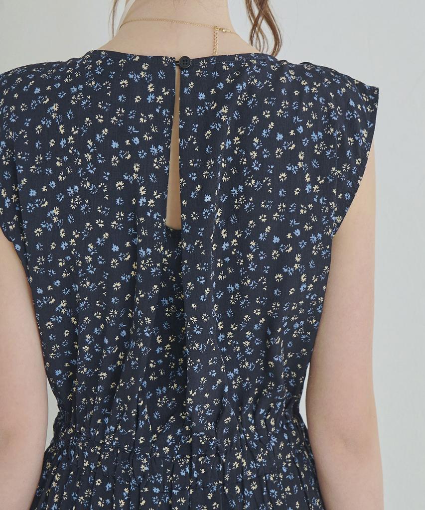 Lucida Floral Maxi Dress - Navy