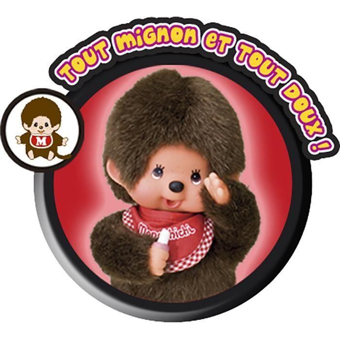 Monchhichi Jungen Lätzchen Rot 20 cm