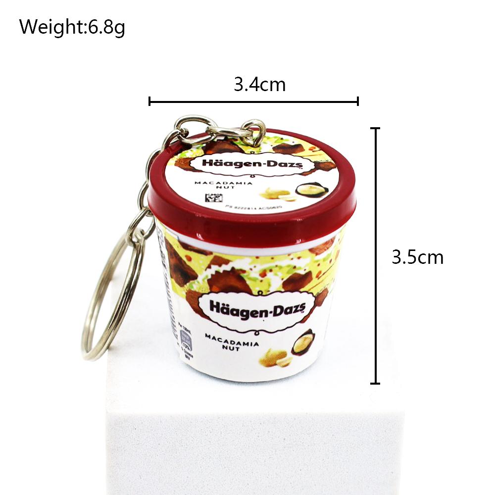 

Miniature food toy ice cream pendant, simulation mini chocolate ice cream cup pendant, doll machine, contents, small gifts