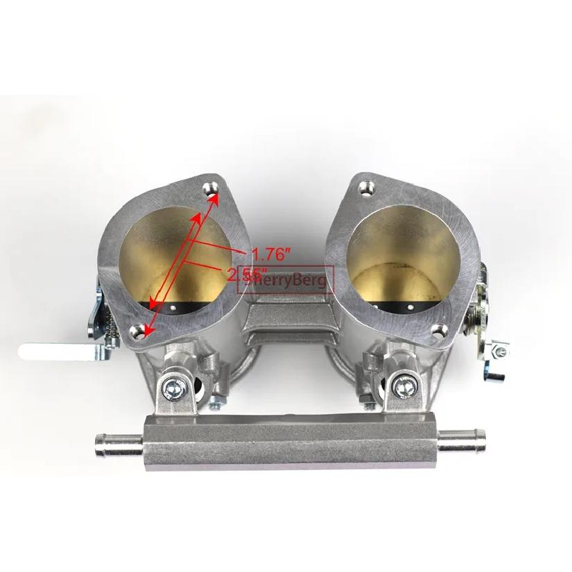 SherryBerg Direct Throttle Body Injection ITB replacement for Jenvey Weber DCOE and Dellorto DHRLA carburettors. 112mm Height
