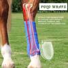 Breathable Polar Fleece Horse Leg Bandage Equestrian Supplies Special Racing Protection Leg Protector for Equine