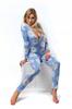Women's Pajamas Valentine's Day Gift For A Girl Unzipped Daisy Xl