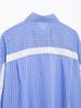 Spring 2025 Women's Street Fashion Poplin Striped Loose Shirt