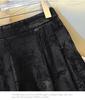 Silk Jacquard Wide-Leg Pants for Middle-Aged Women - Ethnic Style Retro Slimming Design