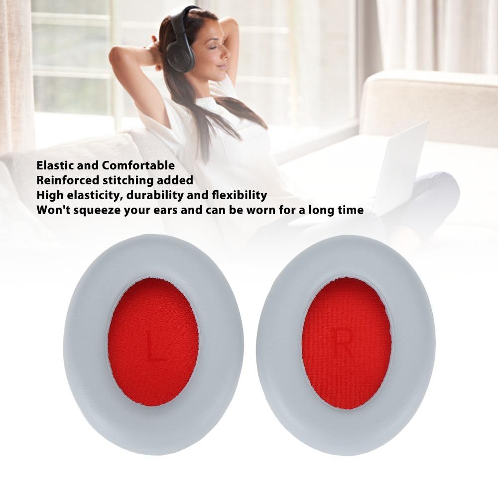 

Enhanced Bass Replacement Ear Cushions for 1MORE SonoFlow Headphone Repair & Replacement сірий