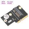 M.2 NGFF Key E to LowProfile Mini PCIE Adapter Converter Wifi for intel AX200 Lenovo Y510P