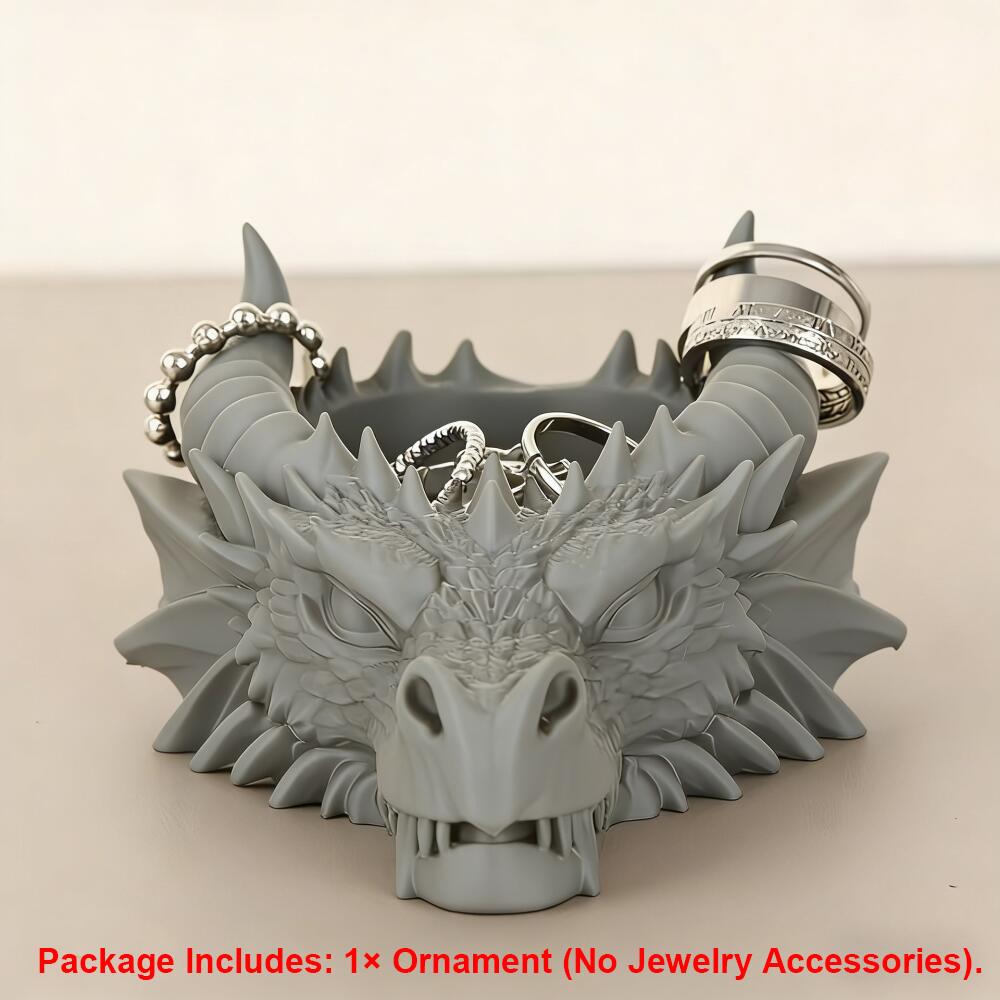 Xiaomi Creative Dragon Head Shape Desktop Ornament Jewelry Coin Storage Box Decoration Accessory, Halloween Home Gift