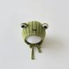 Baby hat autumn and winter cute woolen hat infant super cute thickened ear protection hat small month age warm cover hat