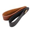 Leather Guitar Neck Strap with Basswood and PU Details for Folk and Electric Guitars