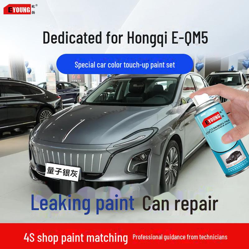 Hongqi EQM5 Car Paint Scratch Repair Pen - Polar Night Black, Arctic White, Platinum Gold, Quantum Silver Gray.