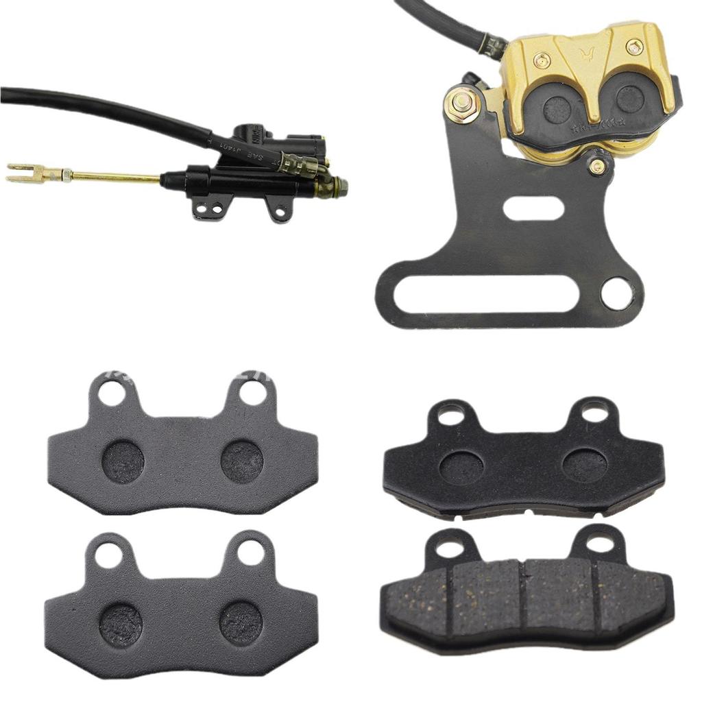 Rear Hydraulic Brake Caliper & Master Cylinder with Pads for 70cc-150cc ATV