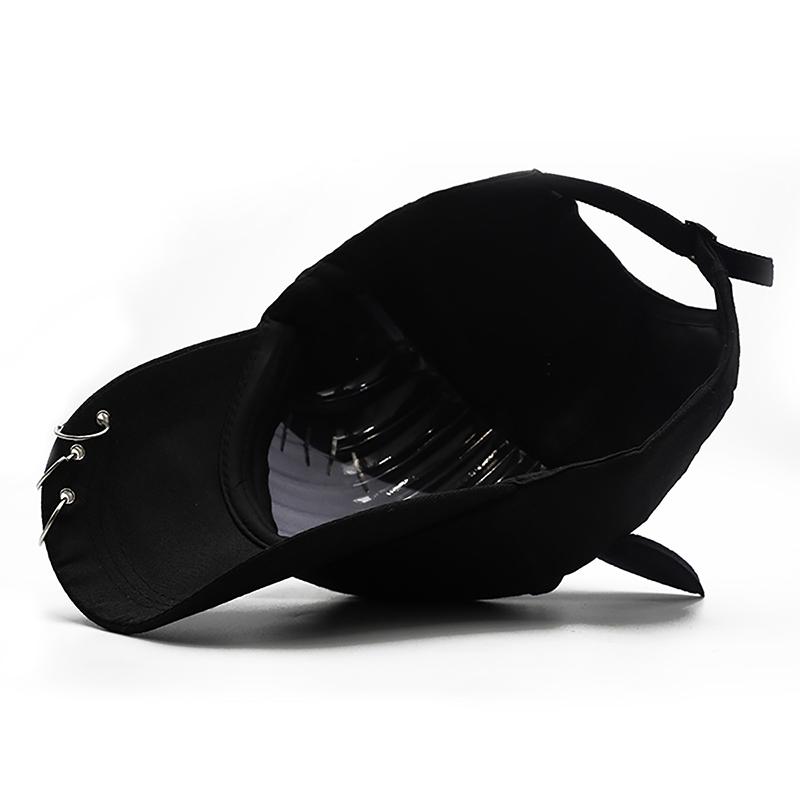 New Outdoor Unisex Casual Black Baseball Cap Parent Child Adjustable Cats Ear Design Trucker Hat Hip Hop Sunshade Snapback Caps