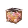 Exquisite Flip-Top Transparent Acrylic Candy Box for Wedding Favors