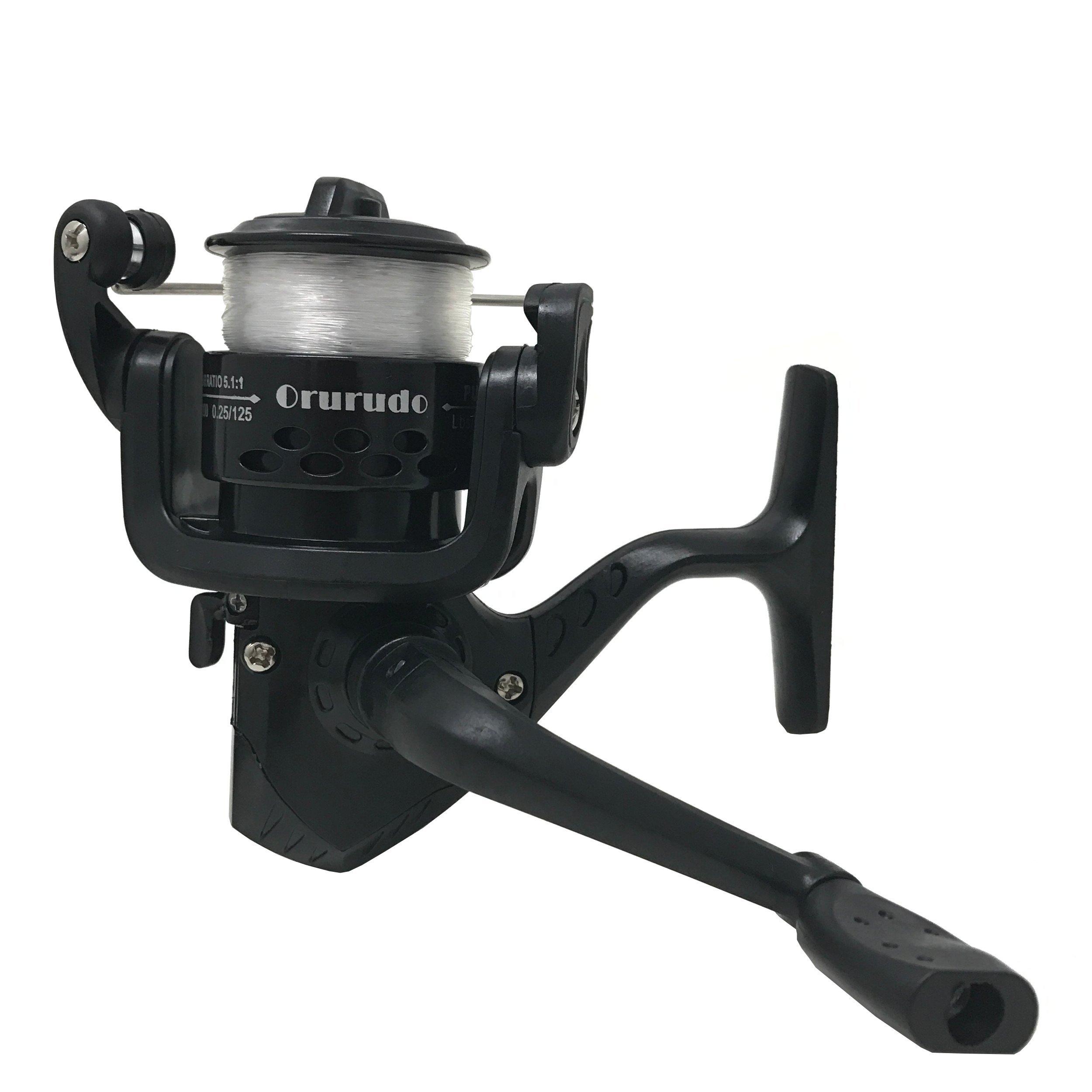 

[Orld Fishing Gear] Reel puchi200 Family Fishing Ideal for Beginners and Easy Fishing Spinning Reel with Convenient Thread that Can Be Used as-is