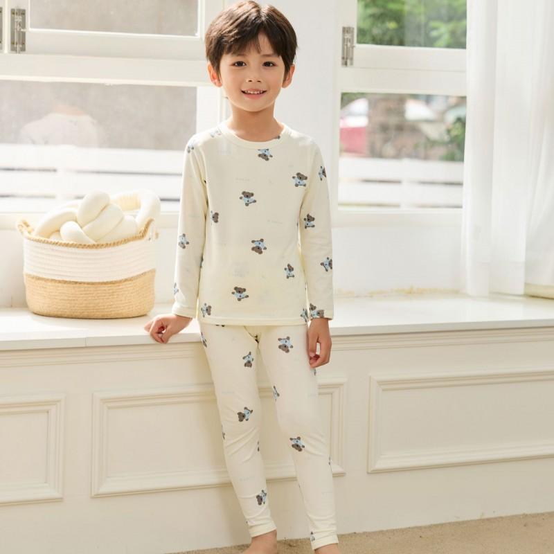 2026 Kids Cotton Underwear Set Girls Aged 8-16 Thermal Loungewear
