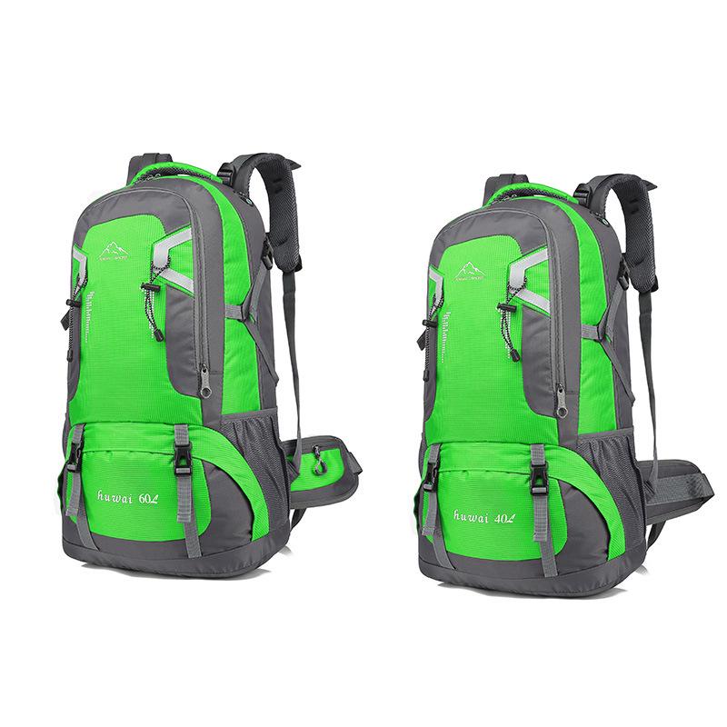 Cross-Border Mountaineering Backpack: 40L/60L Large-Capacity Travel & Cycling Bag, Double Shoulder, Hiking Backpack