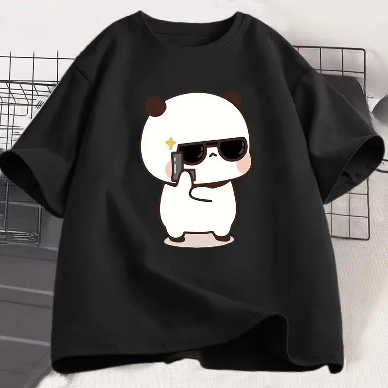 

Bubu Dudu Couple Tshirt Panda Is A Spy Love Event Cute Tshirt Unisex Gift Valentines Day Graphic T Shirts Women Clothing Tops 4XL