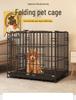 Indoor Pet Cage with Toilet for Small Dogs and Cats
