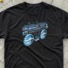 Retro Vintage Ghettoblaster Shirt, Hip Hop Gifts, 80S 90S Rap Music Tshirt, Boom Box T Shirt, Break Dancing Tee, B Boy Gift, Cool Old School