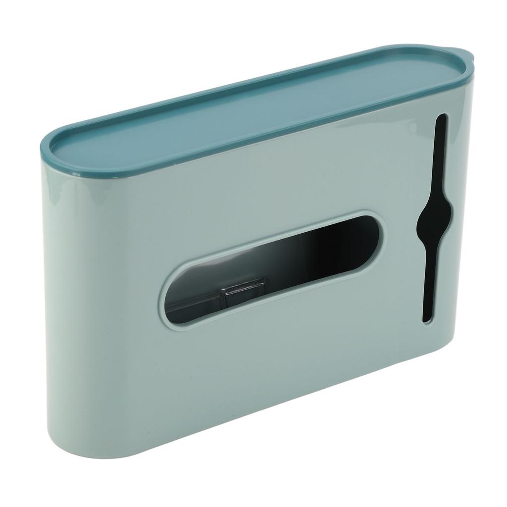 Grocery Bag Dispenser Visible Window Design Large Capacity Dustproof Lid Plastic Bag for Kitchen Bedroom