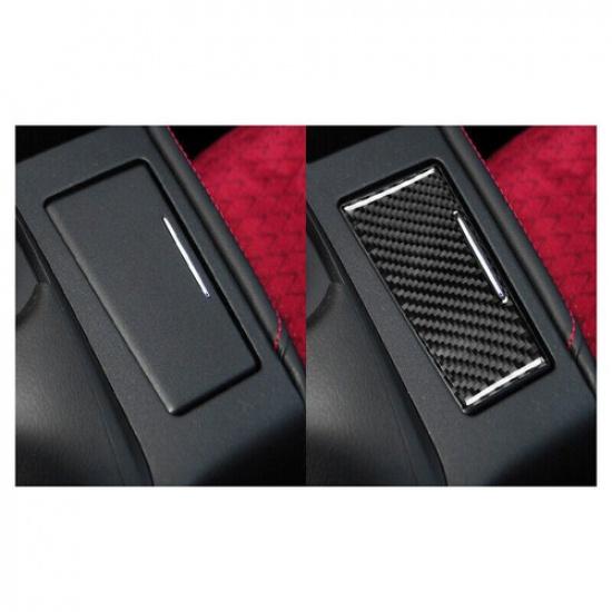 Carbon Fiber Console Cigarette Lighter Panel Trim For Lexus CT200h 2011-2017