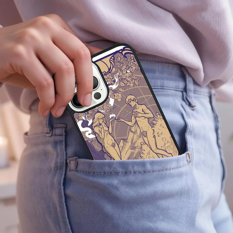 The Lovers VI Tarot Card Phone Case For iPhone 17 Air 15 16e 14 13 Pro Max Coque 12 11 Pro Max PLUS Cover