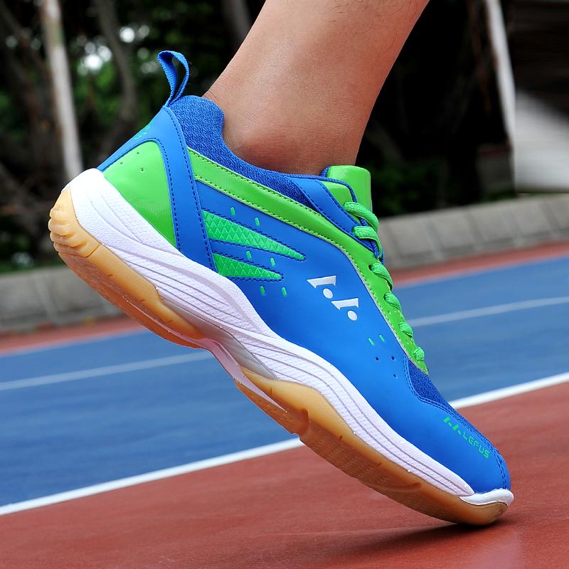 2026 White Blue Professional Table Tennis Shoes for Men and Women Training Volleyball Indoor Outdoor Badminton Women Shoes