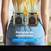 Waist Mount Clip on Fan USB Rechargeable Hand Free High Speed Portable Mini Cooling Fan for Outdoor Working Camping Travel Sport