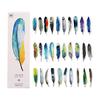 Shengo Bookmark Bookmarker Message Card Set of 30 (Bird Feathers)