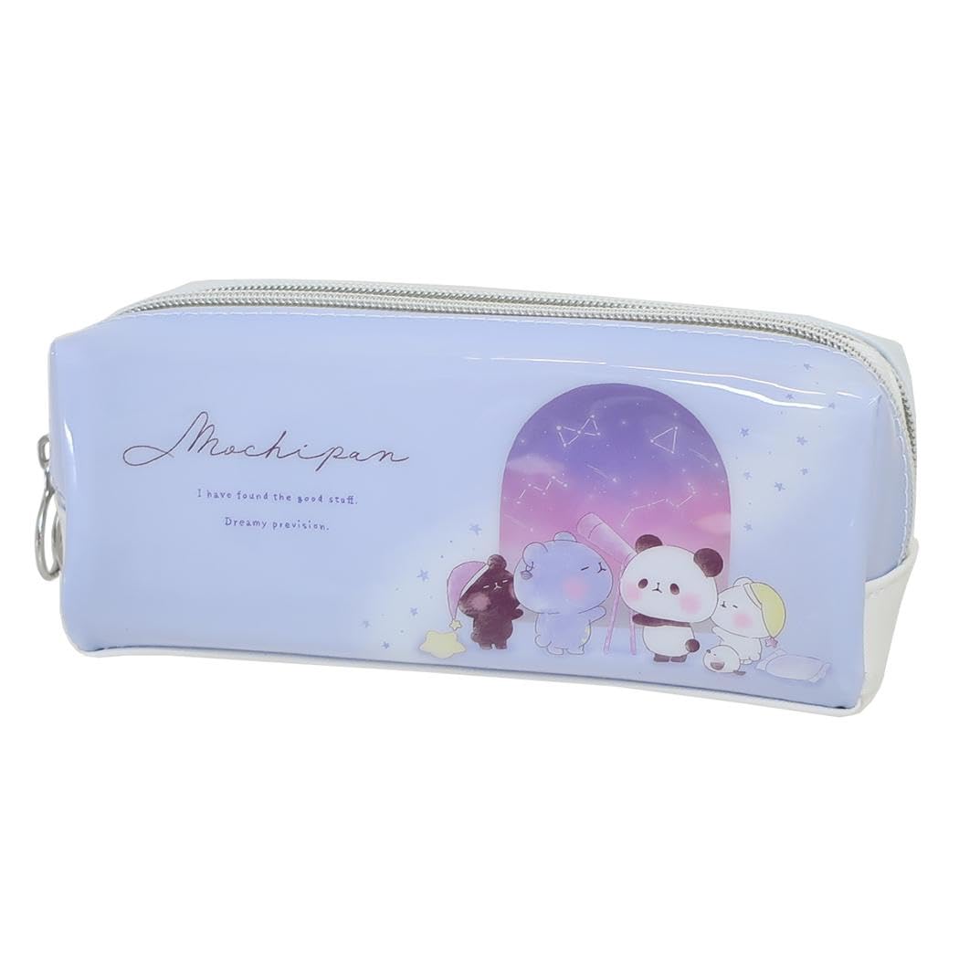 

Mochimochi Panda Twin Zipper Pencil Case Dreaming Starry Sky
