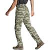 DECATHLON 100 Series Lightweight and Comfortable Durable Wilderness Adventure Lightweight Slacks Men's Camouflage Green