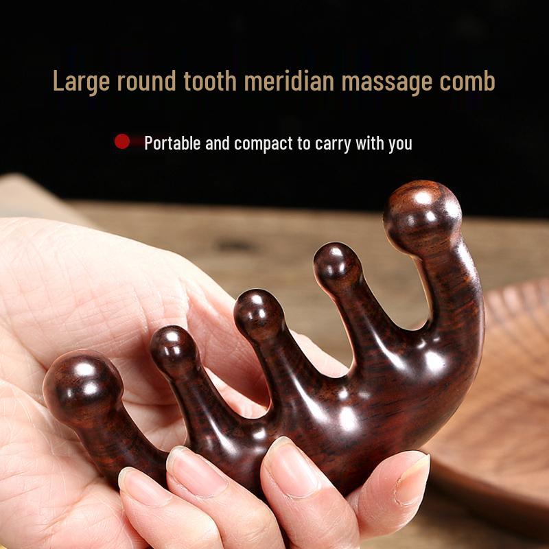 

Расческа для массажа дельфином Zhao Lusi Star 5A, расческа для меридианной терапии, унисекс, пятизубцовая конструкция