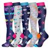Cross-border Over-the-Knee Compression Yoga & Sport Socks Set
