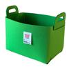 Felt Storage Basket with Handles Foldable Fabric Storage Bin Eco-Friendly Collapsible Organizer Bin for Toys Clothes Blankets Home Laundry