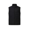 Men's WHITE Down Vests Men's Jet Black Stand Collar Moderate Other