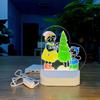 LED Lights Acrylic Message Board Erasable USB Drawing Board Bedroom Night Light Birthday Gift
