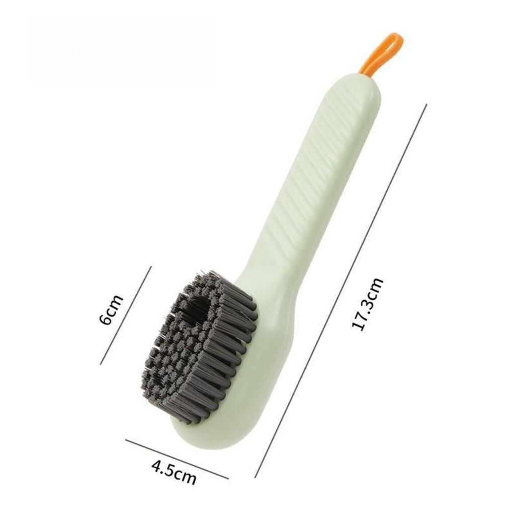 Multi Functional Liquid Shoe Brush, Household Press Type Liquid Shoe Washing Brush, Shoe Cleaning Tool,press Type Soft Bristle Clothing Cleaning Brush