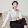 LANGSHA Women's Long-Sleeve White Shirt