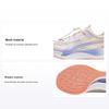 Li Ning Kids Fei Ying 2.0 Mesh Sports Casual Shock Absorption Rebound Running Shoes Kids Running Shoes White Purple YKFU014-6