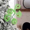 1pcs Plush Christmas Picks Green Tree Stems Ornaments for Xmas Tree Wreath DIY Crafts Home Garden Vase Filler Decor