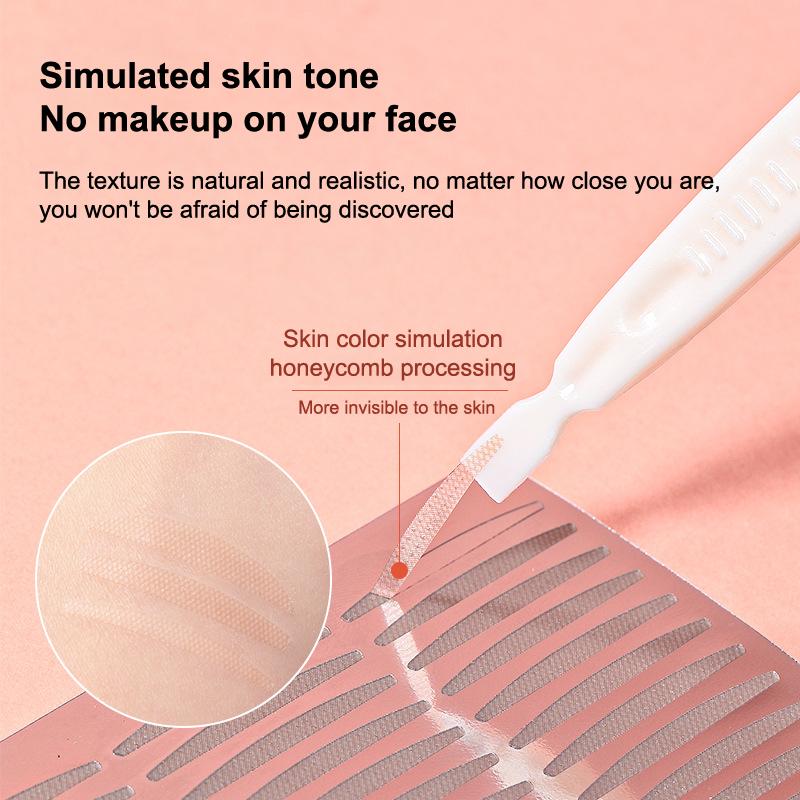 240Pcs Invisible Eyelid Sticker Double Eyelid Stickers Transparent Self Adhesive Double Eye Tape Ladies Eye Makeup Tools