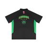 Li Ning CBA 25-26 Season Liaoning Team Casual Polo Shirt Unisex Tops Black Green ASHV369-1