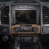Wood Grain Central Control Volume Panel Decorative Trim for Ford F150 2015-