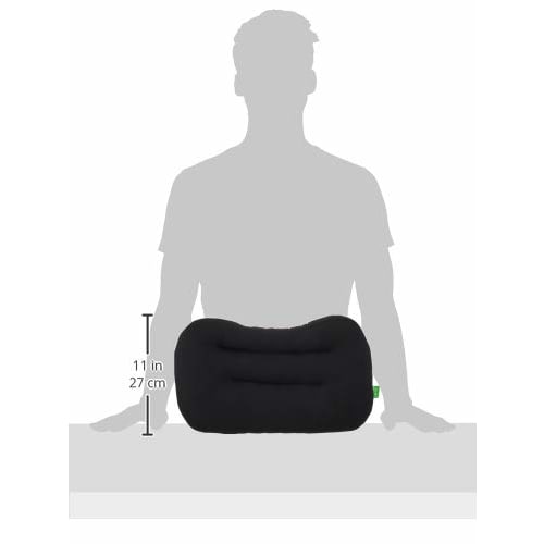 BONFORM Seat Cushion Rakusapo Memory Foam Light/Normal Car Londra and Others Cosiate M31x45x9cm Black 5601-72BK