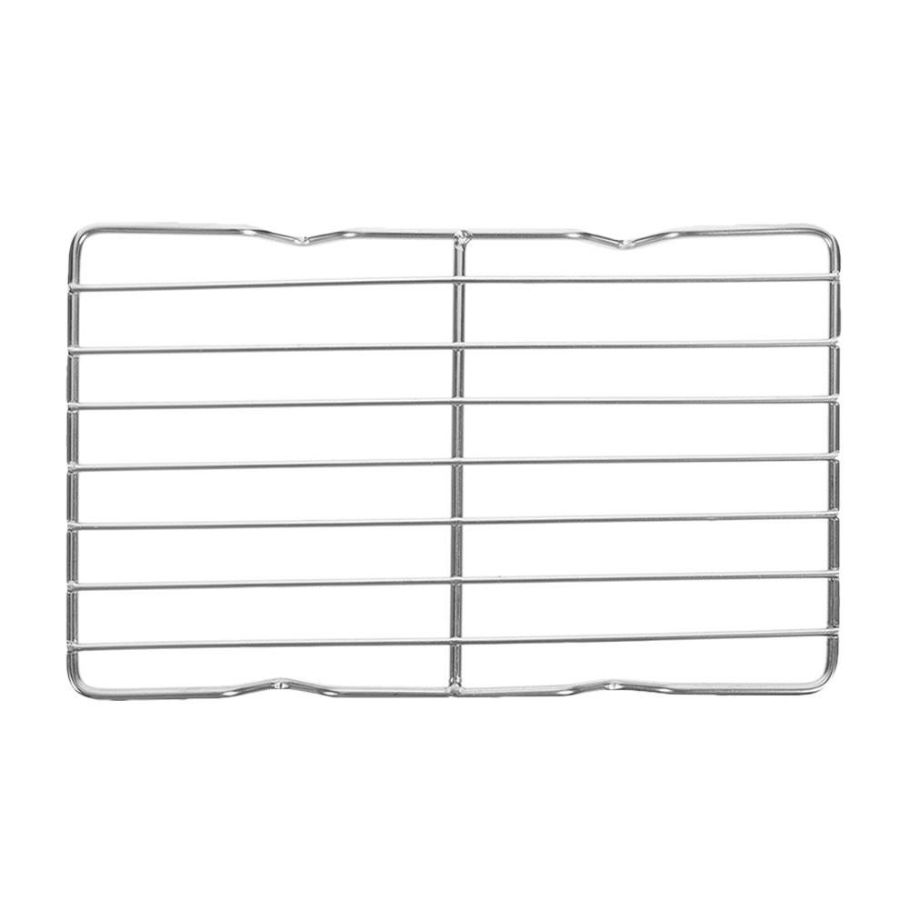 Stainless Steel Bbq Grill Rack Multi-Functional Roasting Cooking Cooling Rack for Outdoor Indoor Use 29x21cm Metal Bacon Rack,